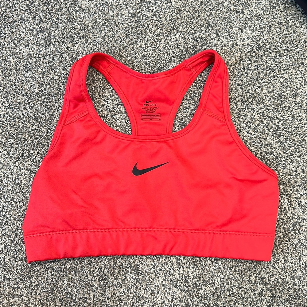 Red Nike Sports Bra
